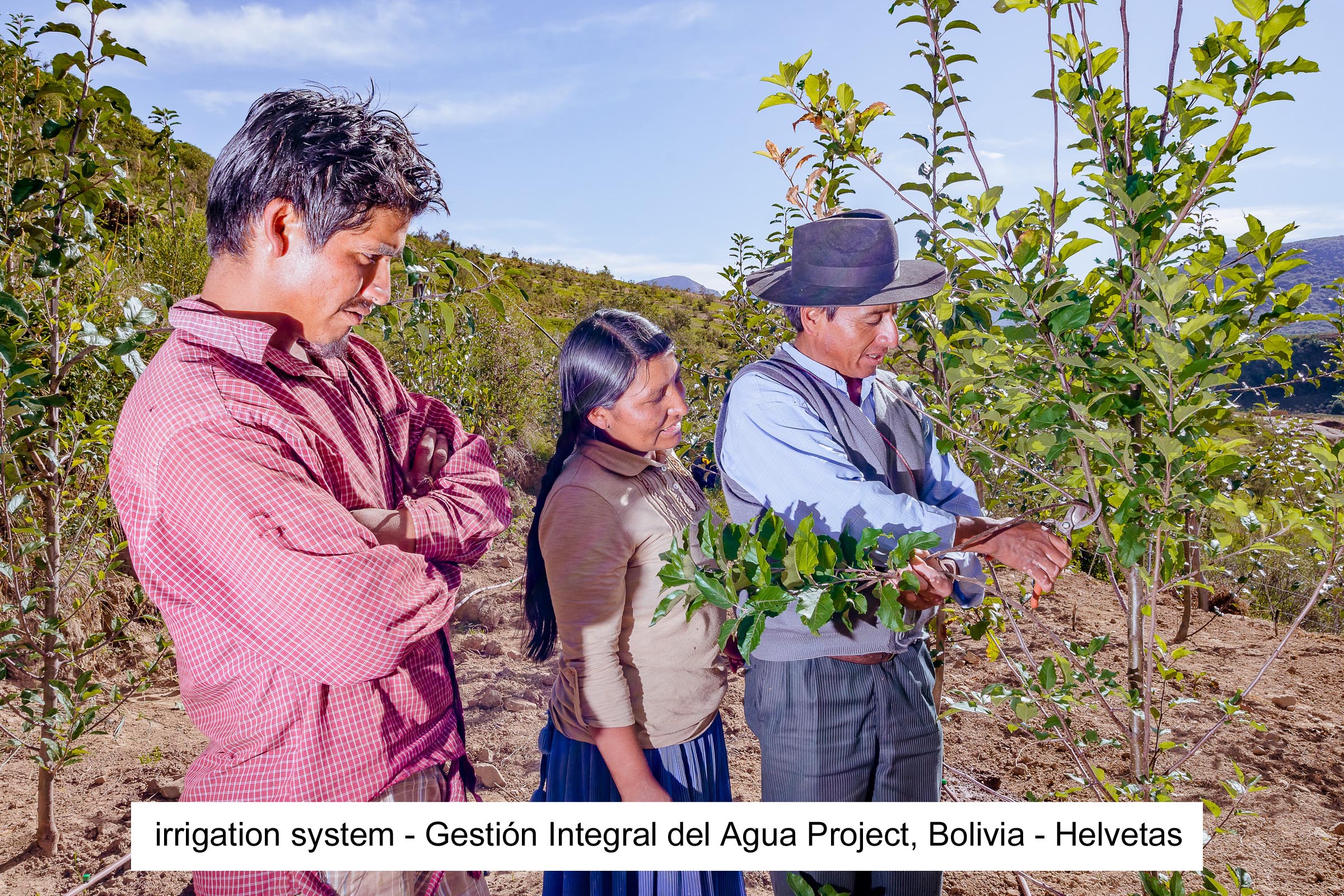 irrigation system Gestion Integral del Agua, Bolivia - Helvetas