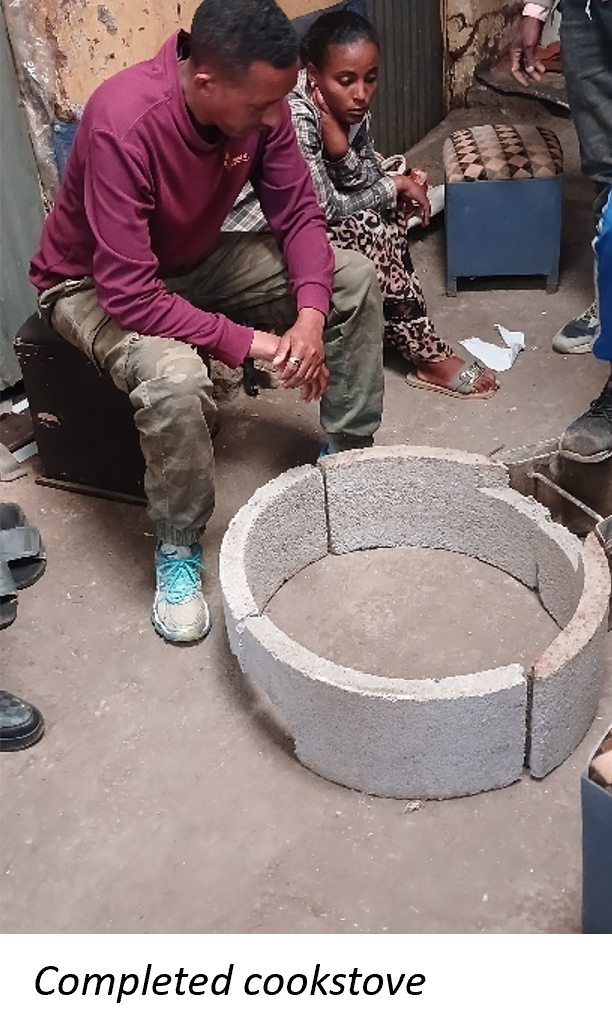 Completed cookstove